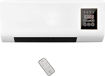Wall-mounted mini portable air conditioner and heater unit.