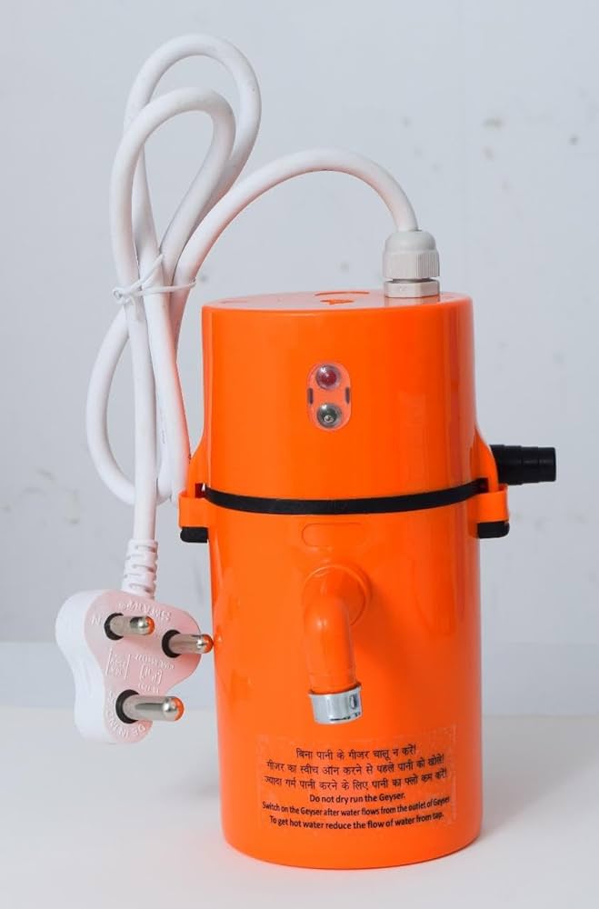 Portable instant electric water geyser (heater)