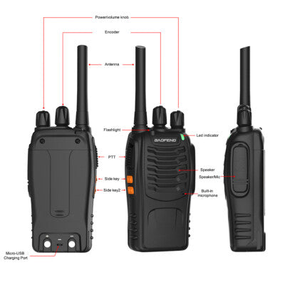 Baofeng BF-888S portable two-way radio.