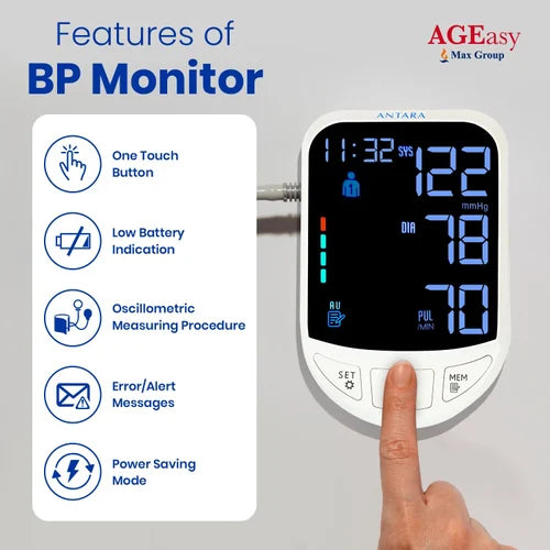 Antara AGEasy Fully Automatic Digital Blood Pressure Monitoring Device
