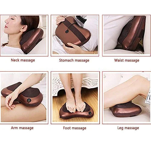MCP Pillow Body Massage Pillow Neck Massager Cushion Seat Stress Pain Reliever Pillow