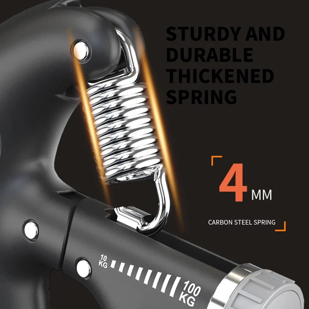 HAND GRIP STRENGTHENER WITH COUNTER
