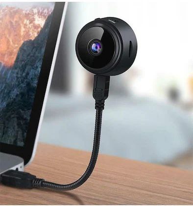 A9 SmartEye Mini Wireless WiFi Security Camera | HD 1080p Indoor Video Recorder with Low Light Vision | Portable & Magnetic | Home, Office, and Baby Monitor